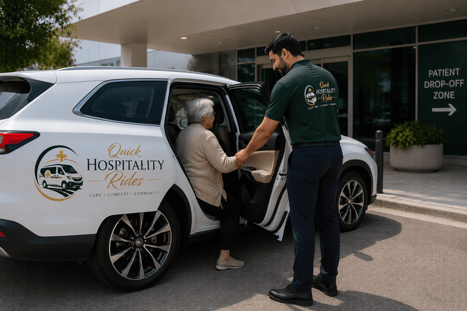 Comfortable senior passenger transportation